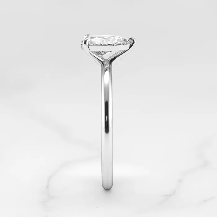 Pear Solitaire Diamond Ring Capucinne Rings