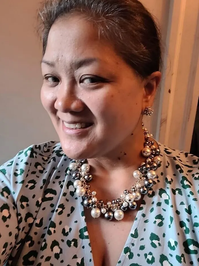 Prep Obsessed NYI Necklaces Molly Pearl Bauble Necklace Oxford Gray