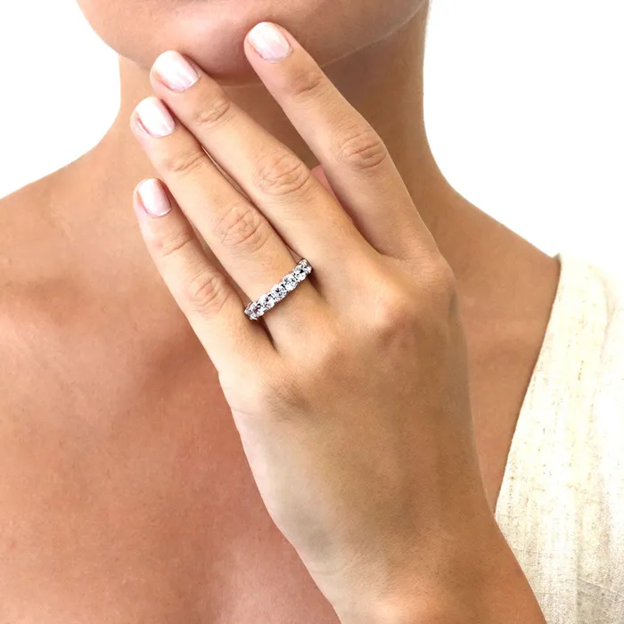 Rings BERRICLE CZ Eternity Ring in Sterling Silver
