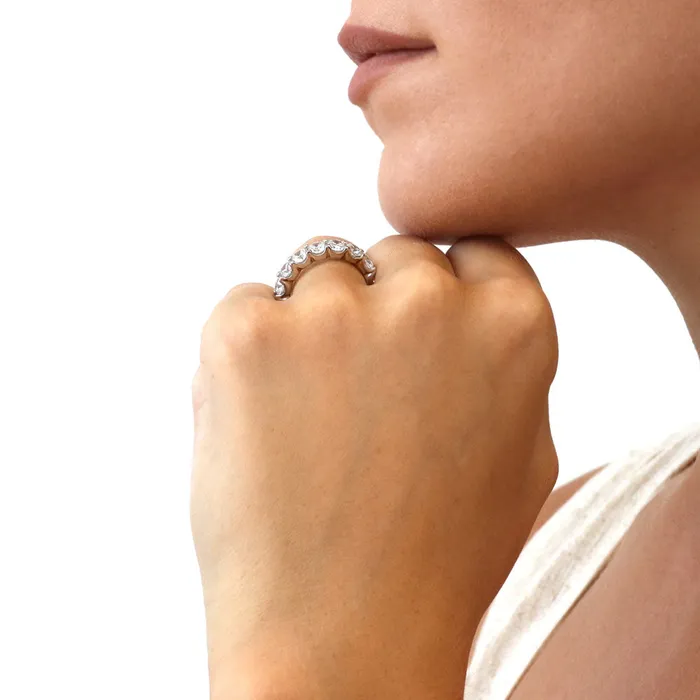 Rings BERRICLE CZ Eternity Ring in Sterling Silver