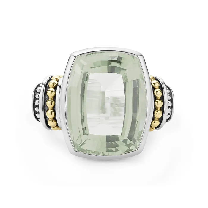 Rings Lagos Caviar Color Large Prasiolite Statement Ring Rings Lagos Caviar Color Large Prasiolite Statement Ring
