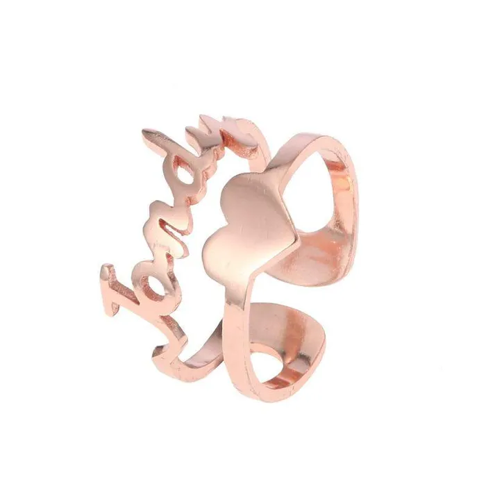 Rings Novalico Double Stacked Heart Name Ring Rings Novalico Double Stacked Heart Name Ring