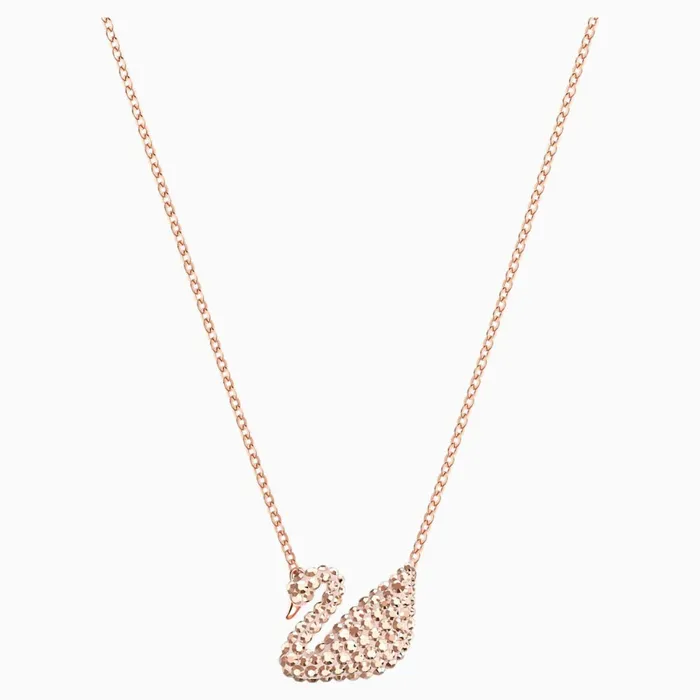 Rings Swarovski Swarovski Iconic Swan Pendant White RoseGold Tone Plated