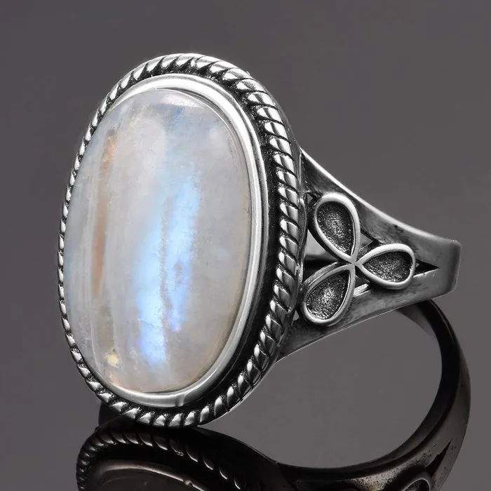 Rings WickedAF S925 Sterling Silver Moonstone Ring