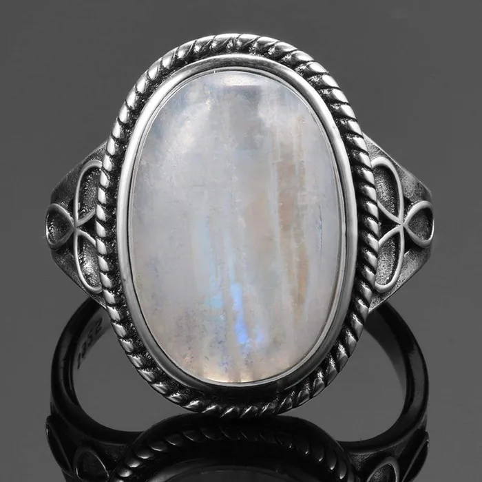 Rings WickedAF S925 Sterling Silver Moonstone Ring