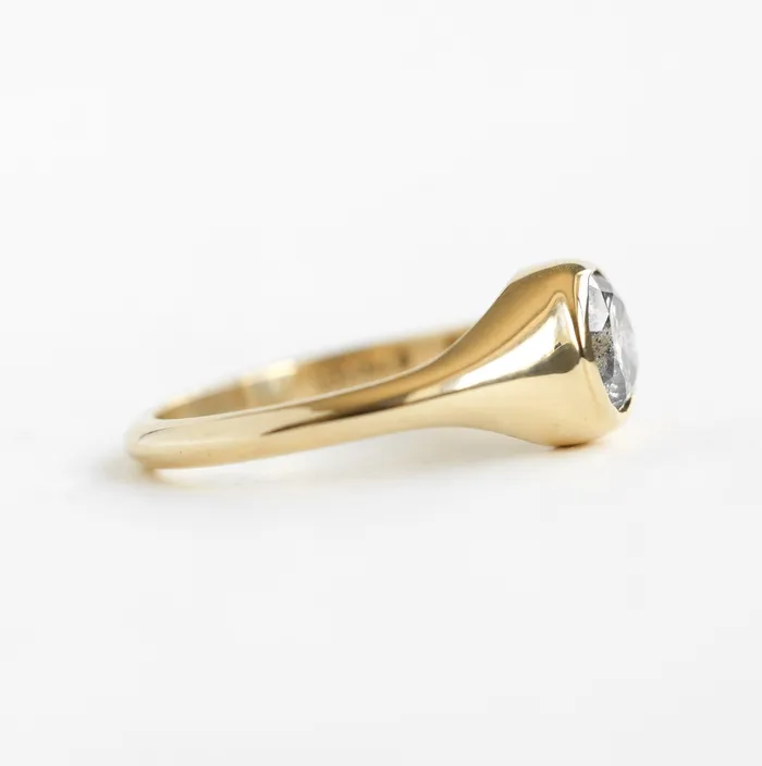 Salt And Pepper Diamond Ring Capucinne Rings