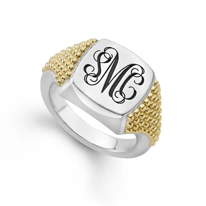 Signature Caviar Exclusive Signet Ring LAGOS Rings