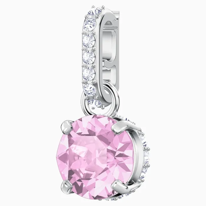 Swarovski Charm Necklaces Swarovski Remix Collection Charm June Violet Rhodium Plated