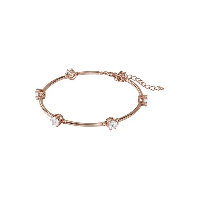 Swarovski Constella Bangle White RoseGold Tone Plated Swarovski Rings