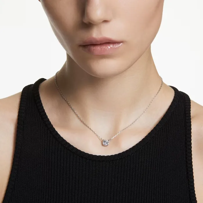 Swarovski Constella pendant Round cut White Rhodium plated 38cm x 42 CM Swarovski Necklaces Swarovski Constella pendant Round cut White Rhodium plated 38cm x 42 CM Swarovski Necklaces