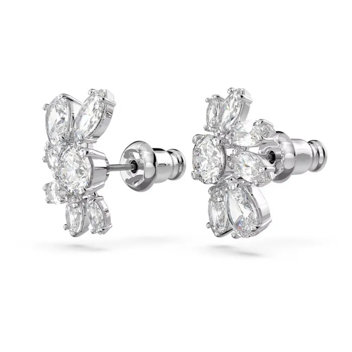 Swarovski Earrings Swarovski Gema Stud Earrings Flower White Rhodium plated ONE SIZE Swarovski Earrings Swarovski Gema Stud Earrings Flower White Rhodium plated ONE SIZE