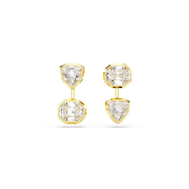 Swarovski Earrings Swarovski Imber Earring Jackets Asymmetrical Design Mixed Cuts White GoldTone Plated Swarovski Earrings Swarovski Imber Earring Jackets Asymmetrical Design Mixed Cuts White GoldTone Plated