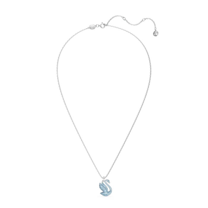 Swarovski Necklaces Swarovski Swarovski Iconic Swan Necklace Swan Medium Blue Rhodium plated Swarovski Necklaces Swarovski Swarovski Iconic Swan Necklace Swan Medium Blue Rhodium plated