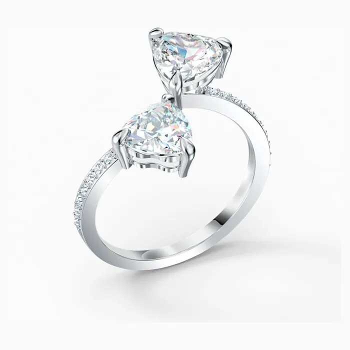 Swarovski Rings Swarovski Attract Soul Heart Ring White