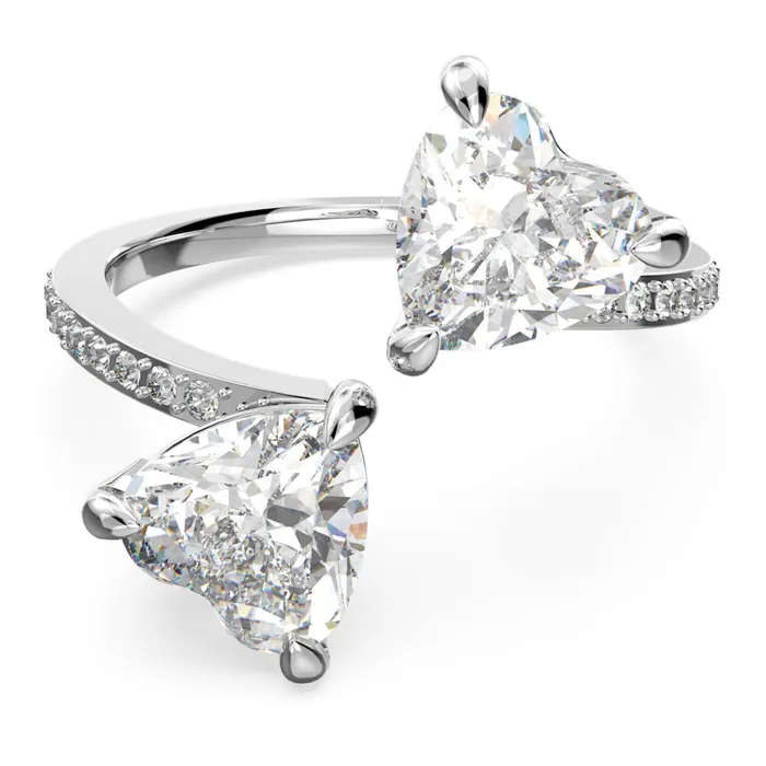 Swarovski Rings Swarovski Attract Soul Heart Ring White Swarovski Rings Swarovski Attract Soul Heart Ring White