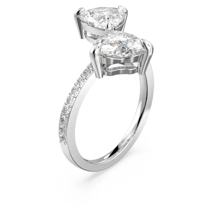 Swarovski Rings Swarovski Attract Soul Heart Ring White Swarovski Rings Swarovski Attract Soul Heart Ring White