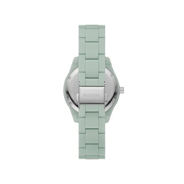 Watches Fossil Fossil Stella Womens Multifunction Green Castor Oil Watch Watches Fossil Fossil Stella Womens Multifunction Green Castor Oil Watch