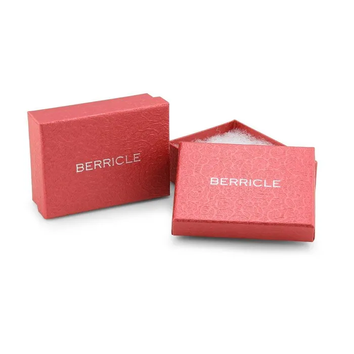 Wave CZ Small Huggie Earrings in Sterling Silver 055 BERRICLE Earrings