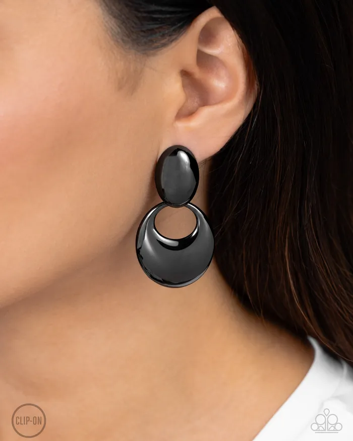 All Eyes On U Jewelry Earrings Urban Artistry Black Paparazzi Earrings