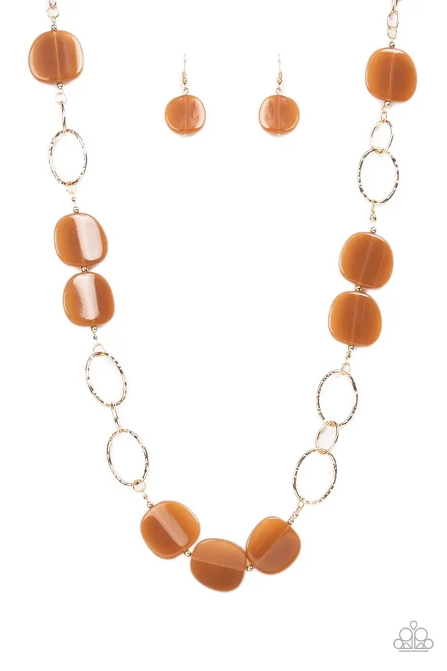 All Eyes On U Jewelry Paparazzi Accessories Posh Promenade Brown Paparazzi Necklace Necklaces All Eyes On U Jewelry Paparazzi Accessories Posh Promenade Brown Paparazzi Necklace Necklaces
