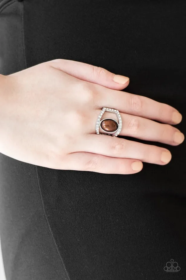 All Eyes On U Jewelry Paparazzi Accessories Rings Radiating Riches Brown Paparazzi Ring All Eyes On U Jewelry Paparazzi Accessories Rings Radiating Riches Brown Paparazzi Ring