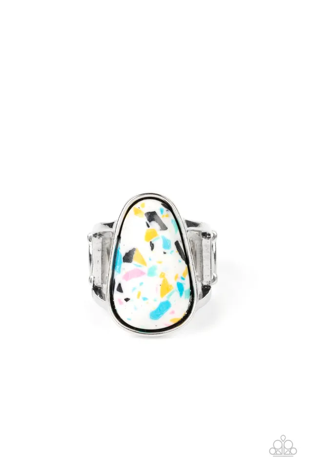 Bodacious Babe White Paparazzi Ring All Eyes On U Jewelry Paparazzi Accessories Rings Bodacious Babe White Paparazzi Ring All Eyes On U Jewelry Paparazzi Accessories Rings