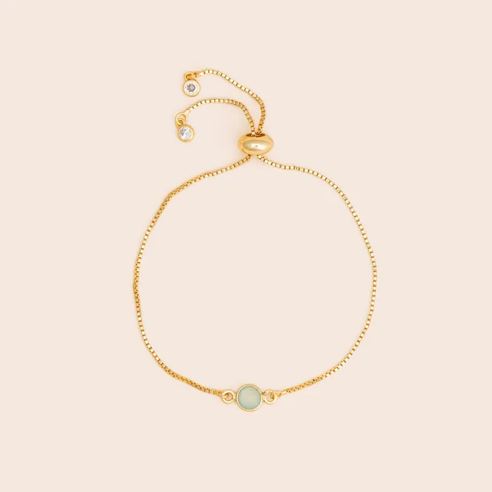 Bracelets Aquamarine Gemstone Adjustable Bracelet Gemlet Bracelets Aquamarine Gemstone Adjustable Bracelet Gemlet