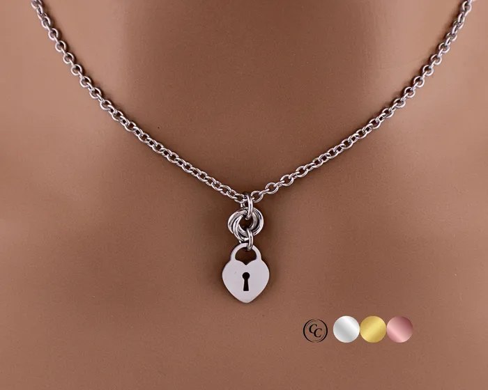 Bracelets Captive Collars Heart Lock O Ring Collar or Anklet Bracelet