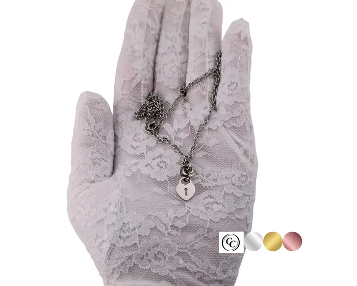Bracelets Captive Collars Heart Lock O Ring Collar or Anklet Bracelet