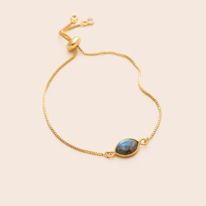 Bracelets Gemlet Labradorite Gemstone Adjustable Bracelet