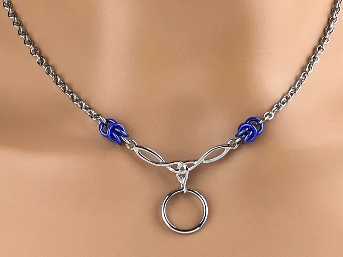 Captive Collars Bracelets Celtic Knot O Chainmaille