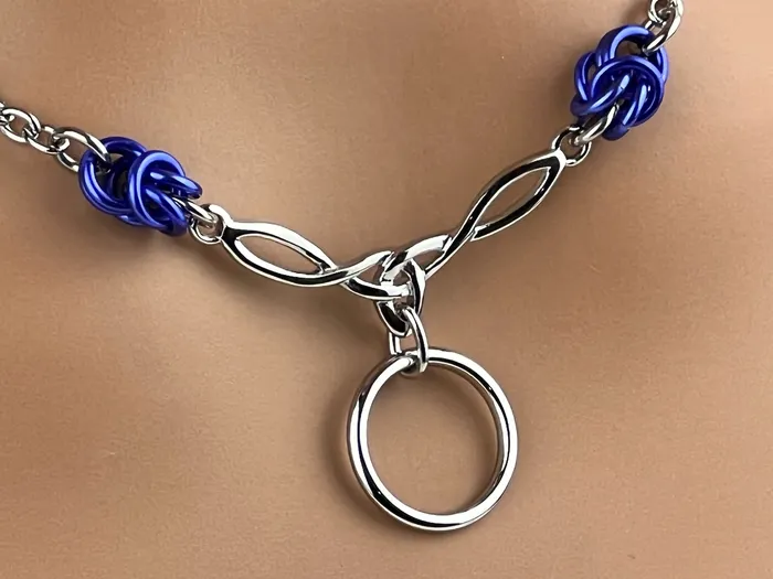 Captive Collars Bracelets Celtic Knot O Chainmaille