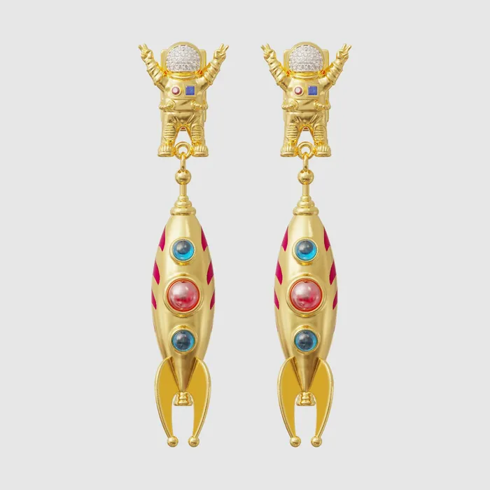 Earrings Naimah Major Tom Spaceship Earrings