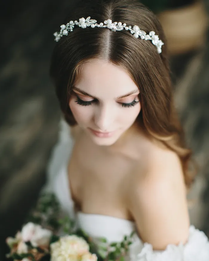 Earrings Samantha Pearl Headband Dareth Colburn