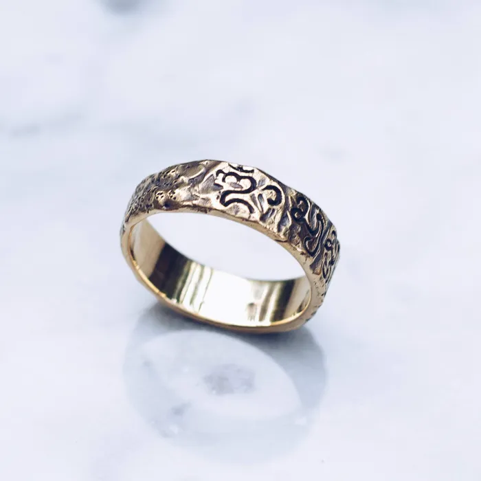 Jess Zabala Jewelry RAW BALINESE RING BRASS Rings