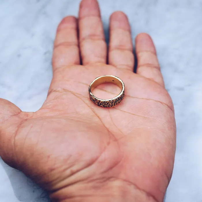 Jess Zabala Jewelry RAW BALINESE RING BRASS Rings
