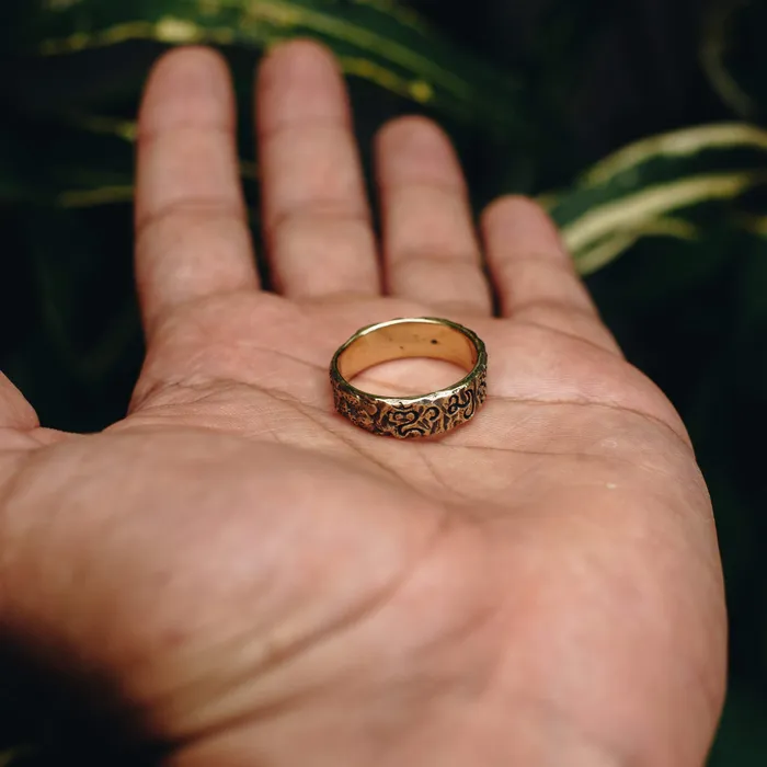 Jess Zabala Jewelry RAW BALINESE RING BRASS Rings