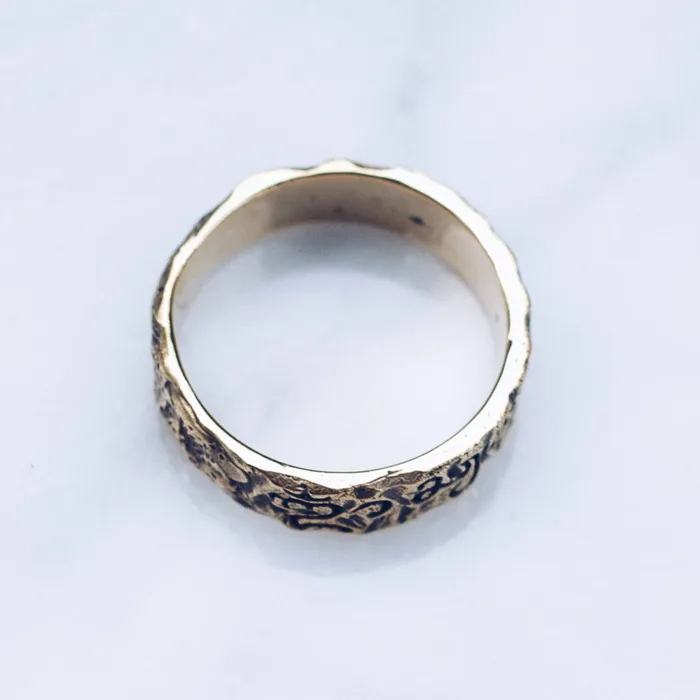 Jess Zabala Jewelry RAW BALINESE RING BRASS Rings