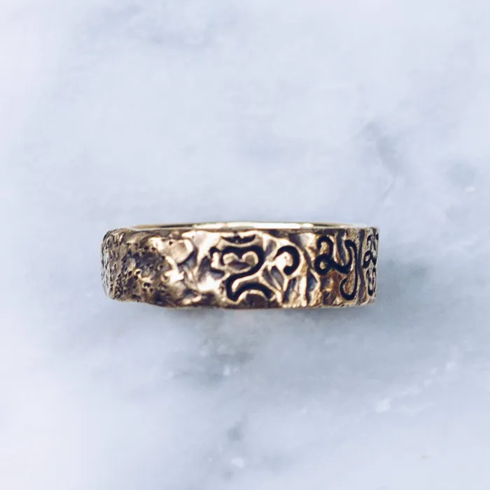 Jess Zabala Jewelry RAW BALINESE RING BRASS Rings