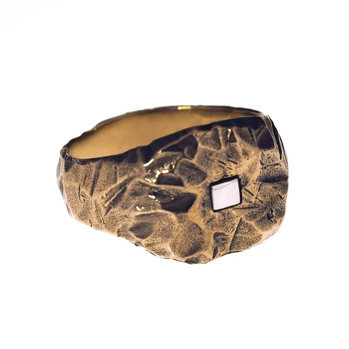 Jess Zabala Jewelry Rings ANCIENT OF DAYS RING BRASS