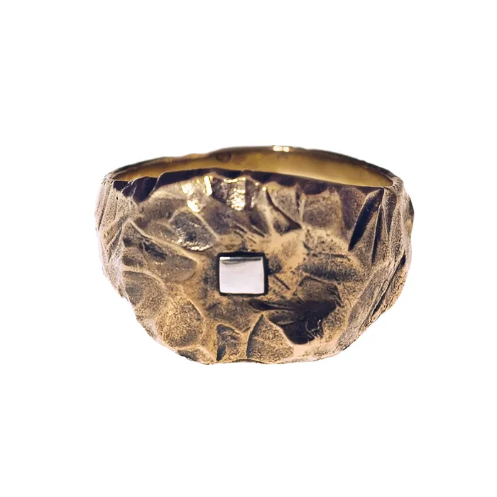 Jess Zabala Jewelry Rings ANCIENT OF DAYS RING BRASS