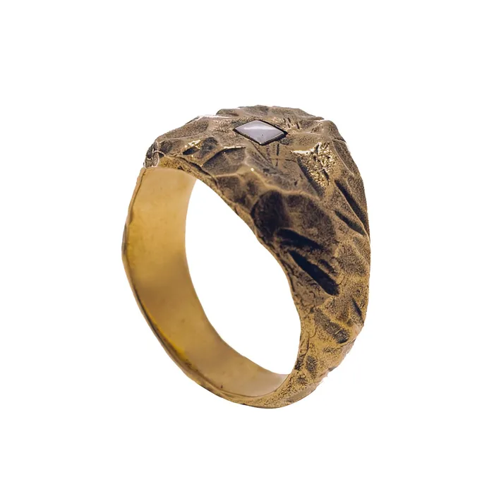 Jess Zabala Jewelry Rings ANCIENT OF DAYS RING BRASS