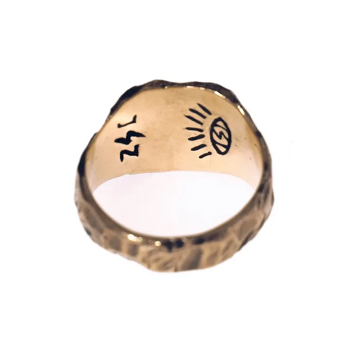 Jess Zabala Jewelry Rings ANCIENT OF DAYS RING BRASS