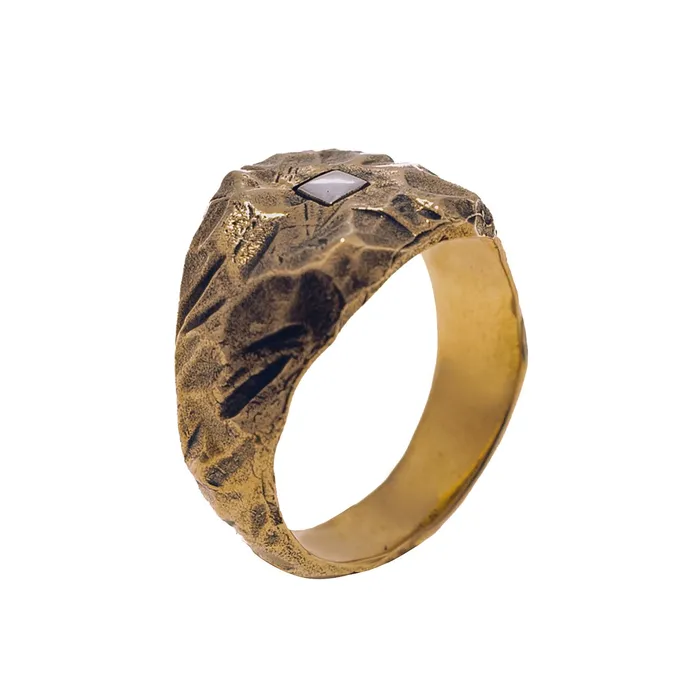 Jess Zabala Jewelry Rings ANCIENT OF DAYS RING BRASS