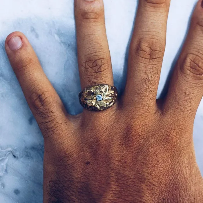 Jess Zabala Jewelry Rings ANCIENT OF DAYS RING BRASS