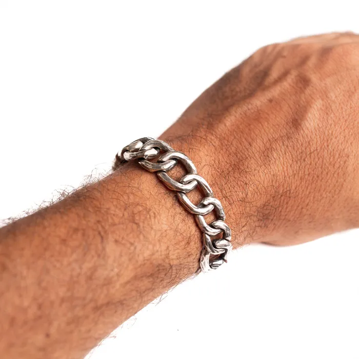JewelryLab DARA ABSTRACT TWISTED CHAIN BRACELET 925 STERLING SILVER Bracelets JewelryLab DARA ABSTRACT TWISTED CHAIN BRACELET 925 STERLING SILVER Bracelets