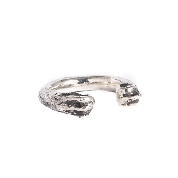 JewelryLab Rings COYOTE BONE RING 925 STERLING SILVER