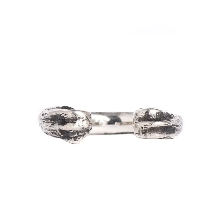 JewelryLab Rings COYOTE BONE RING 925 STERLING SILVER