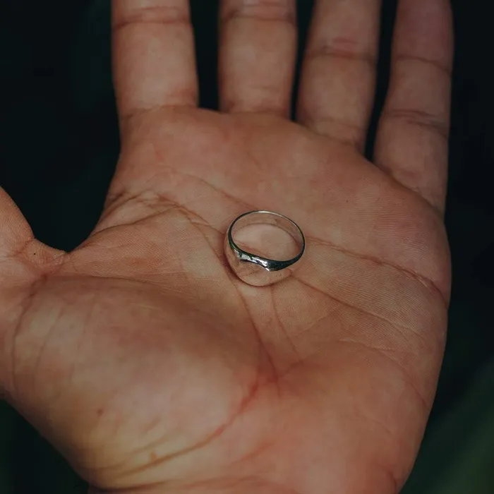 JewelryLab Rings SMALL MINIMAL RING 925 STERLING SILVER