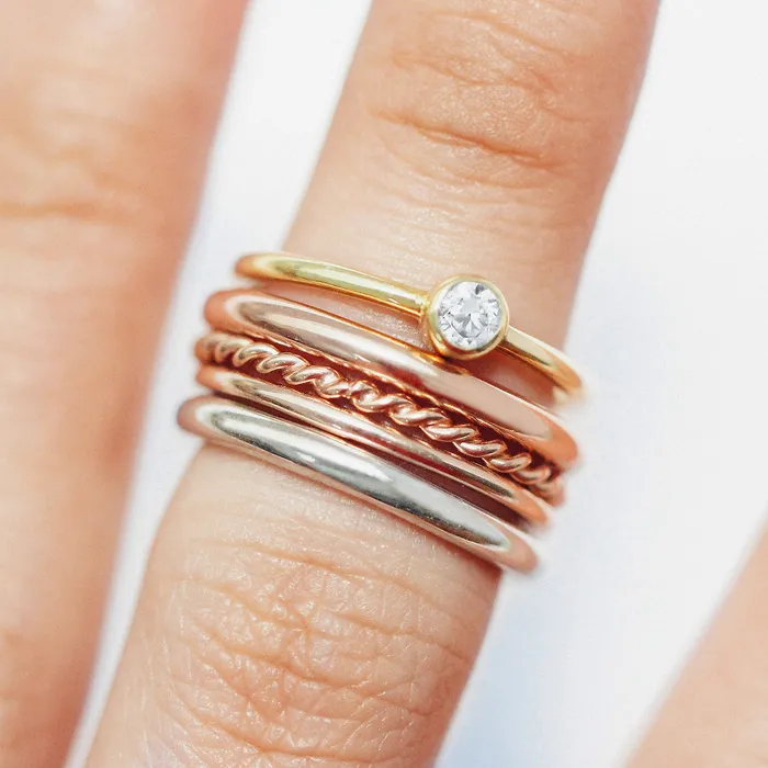 LOULOUROSE Rings Moonlight Bezel Ring